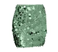 Jupe à paillettes pour femme - Jupe moulante extensible - Jupe scintillante sexy - Jupe brillante à paillettes - Jupe de soirée pour femme, b, M