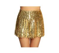 Jupe À Sequins Dorée Femme Doré