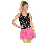 Jupe à Volants Rose Fluo Adulte - Rose - Taille Unique