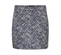 Jupe courte droite - ONLY LICENCE - Only bleu - Coupe droite - Fermeture zip - Marine L