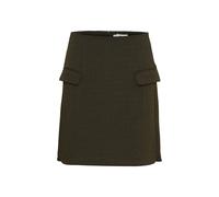 Jupe courte femme Ichi Kate Jacquard 5 Noir L