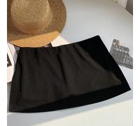 Jupe courte moulante mini avec fente latérale pour femmes L,M,S,XS,XXSPolyester