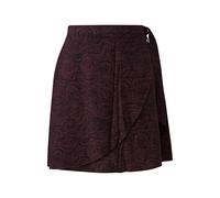 Jupe courte portefeuille évasée imprimée femme QS Rouge 32