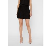 Vero Moda Short VMDONNADINA FAUXSUEDE SHORT SKIRT NOOS in Noir EU XS