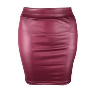 Jupe Crayon Femme Sexy- Jupe Boheme Similicuir Mat Moulant Slim DéContracté Classiques Chic Et éLéGants Belle Skirt Comfortable De Tous Les Jours pour Club SoiréE Cocktail Party