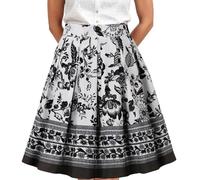 Jupe crayon noire femme élégante jupe plissée pour femme unie jupe A avec taille noire homme, Noir , XL