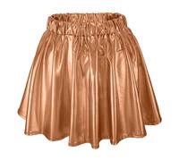 Jupe Cuir Doré Noire Patineuse Bleu Dorée Vinyle Véritable Moderne Sequins Doré Amincissante Noeud Très 70 Bretelle Japonaise Multicolore Ceinture Chemise Crepe