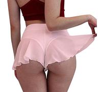 Jupe Culotte Femme Taille Haute Sexy à Volants Couleur Unie Grande Taille Slip sous-VêTements Confortables Respirant Douces DéContractée Underwear Chic Et élégant Mode Lingerie