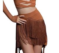 Jupe Danse Latine Femme Franges Asymétrique