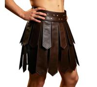 Jupe D'armure En Cuir Médiévale - Costume De Ceinture De Gladiateur
