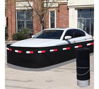 Jupe de Camping-Car pour l'hiver, Plinthe de Camping-Car de 80cm de Hauteur pour Caravana, Jupe de Voiture Utilisable Toutes Saisons, Bandes Réfléchissantes et Cadenas à Combinaison(14m/45.9ft)