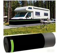 Jupe De Caravane Robuste pour l'hiver, Jupe Imperméable Toutes Saisons avec Maille d'acier Renforcée, Kit De Jupe De Caravane Résistant Au Vent et À La Neige,2400cm/78ft