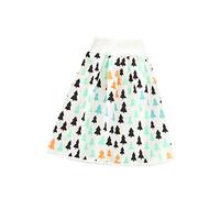 Jupe de Couche Bébé Enfants en Coton, Morbuy Lavable Jupe d'apprentissage Propreté couche-culotte d'entraînement Anti-Fuite Taille Haute Respirante Réutilisable (forêt,L)