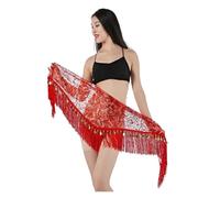 Jupe de danse du ventre, écharpe de danse du ventre, accessoires de costume professionnel de danse du ventre, ceinture de danse triangulaire, écharpe de hanche pour femme, écharpe de danse du ventre