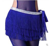 Jupe de danse du ventre, écharpe de danse du ventre, costume de danse orientale sexy, ceinture de danse du ventre avec pompons argentés pour femme, costume de danse du ventre, écharpe de danse du