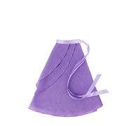 Jupe de Danse en Mousseline de Soie for Femmes et Filles, Tutu de Ballet, Gymnastique, Patinage, Jupe Portefeuille, Jupe de Ballet d'entraînement de Base for Filles pour Filles Et Femmes(Lavender Tie