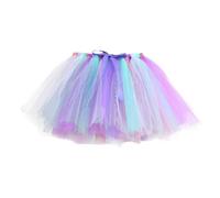 Jupe de danse pour fille - Tulle - Tutu - Princesse - Pour bébé - Paillettes - Ballet - 2-8 ans, bleu clair, 8-10 ans