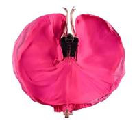 Jupe de flamenco for femme, jupe trapèze circulaire à 720 degrés, costume de danse espagnole, jupe fluide à volants superposés for adultes, for spectacles, fête d'Halloween, tenue sur le thème du cray