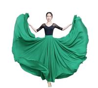 Jupe de flamenco for femme, jupe trapèze circulaire à 720 degrés, costume de danse espagnole, jupe fluide à volants superposés for adultes, for spectacles, fête d'Halloween, tenue sur le thème du cray