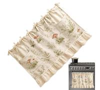 Jupe de four décorative élégante lavable en machine | Rideaux de poêle pour cuisine, maison, hôtel, dortoir, appartement, location, restaurant, ustensiles de vaisselle
