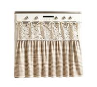 Jupe de Four Style Campagne 77 x 55 cm housse de cuisinière vintage style | Couvre-four pour cuisinière pour Meuble de Cuisine et Plan de Travail, Cuisson et