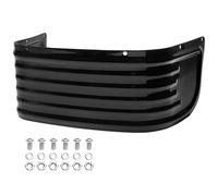 Jupe De Garniture Garde-Boue Avant, Protecteur en Acier Nervuré Noir pour Accessoires pour Harley Electra Glide Road King Tri 2014-2024