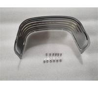 Jupe De Garniture Garde-Boue Avant, Protecteur en Acier Nervuré Noir pour Accessoires pour Harley Electra Glide Road King Tri 2014-2024