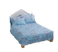 Jupe de lit Jupe de lit imprimée, Housse Matelas antidérapante, Protection Douce for la Peau, Jupe Chambre à Coucher, Drap, décoration literie pour décoration du lit(Yumenglanxin,1pc 120x200cm)