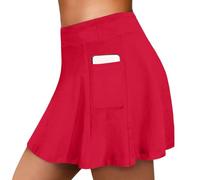 Jupe De Plage Cache-Maillots Et Sarongs Femme Paréo Maillot Bain 1 Pieces Ventre Plat Robe Short Cache Jupette Grande Taille Bas Vacances/Rouge #2 XL