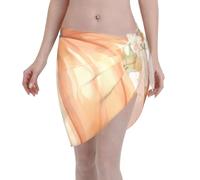 Jupe De Plage Fall Watercolor Pumpkins Black Sarongs Couverture De Bikini Étémaillots De Bain Femmes Bikini Cover Up Ete Cache Maillot De Bain pour Accessoire