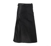Jupe de pluie ultra légère et légère en nylon 15D pour kilt de randonnée multifonctionnel demi-poncho respirant pour cyclisme, équitation, camping, randonnée (noir)