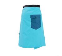 Jupe de pluie ultra légère pour randonnée et cyclisme - Demi-pantalon en nylon imperméable avec sac de rangement compact - 187 g - Bleu