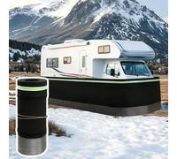 Jupe de Protection hivernale pour VR, avec Bandes Réfléchissantes Nocturnes, Jupes d'hiver de 80 cm de Haut, pour Jardin, extérieur et Cour(22m/72.2ft)