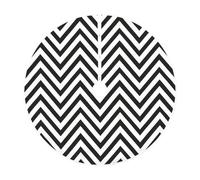 Jupe de sapin de Noël à rayures en zigzag, élégante couverture de base de sapin, décoration d'intérieur