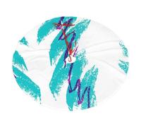 Jupe de sapin de Noël avec 3 attaches rouges style ferme pour décorations de fête des années 90