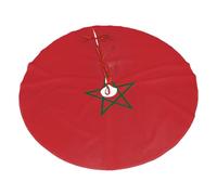 Jupe de sapin de Noël avec drapeau du Maroc 91,4 cm, 76,2 cm, 91,4 cm, 121,9 cm, jupe décorative douce et moelleuse pour sapin de Noël, cache le support et peut contenir des cadeaux