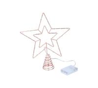 jupe de sapin de Noël Brun Métal H30xl25xL25cm