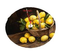 Jupe de sapin de Noël de 76,2 cm, un panier de citrons pour décoration de fête de mariage