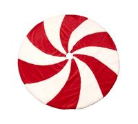 Jupe de sapin de Noël: décoration de fête, grand tapis de base d'arbre | Lollipop Merry Christmas Tree Mat Jupe de sapin de Noël brodée, décoration invie pays des merveilles