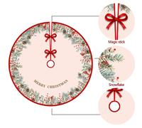 Jupe de sapin de Noël, décorations rustiques pour la maison, décoration de ferme pour les fêtes de fin d'année