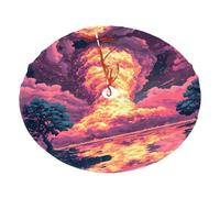 Jupe de sapin de Noël en peluche imprimée de particules de pixels, décoration festive, améliore l'atmosphère de fête de Noël et du Nouvel An