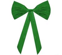 Jupe de sapin de Noël extra large en velours doux 123 cm (vert)