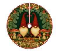 Jupe de sapin de Noël fantaisie en velours vert avec branches de pin - Décoration de vacances pour la maison, l'église, l'intérieur et l'extérieur - 91,4 cm