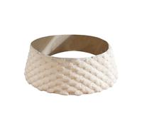 Jupe de sapin de Noël festive avec motif de flocon de neige classique, bordure artificielle pour les vacances contemplatives dans le salon, idéale pour décorer votre comme accroche-regard saisonnier