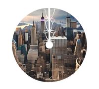 Jupe de sapin de Noël imprimée New York Fashion City - Décoration d'intérieur