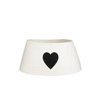 Jupe de sapin de Noël Mica Decorations Blanc Papier H26xl50xL50cm