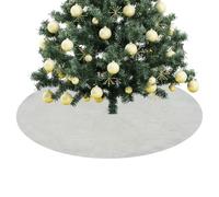 Jupe De Sapin De Noël - Pan Long en Peluche De 55cm pour Décoration De Sol | Jupe Petite Unie avec Fermeture | pour Base d'arbre Cadeau Et Animaux, Décoration De Noël Essentielle