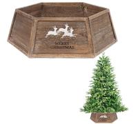 Jupe de Sapin de Noël Pliable de 80 cm pour décoration d'arbre de Noël
