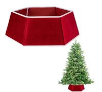 Jupe de Sapin de Noël Pliable en Velours de 68,1 cm pour décoration d'arbre de Noël