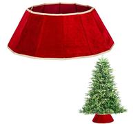 Jupe de Sapin de Noël Pliable en Velours de 68,1 cm pour décoration d'arbre de Noël